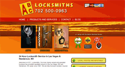 Desktop Screenshot of abclocksmithslv.com
